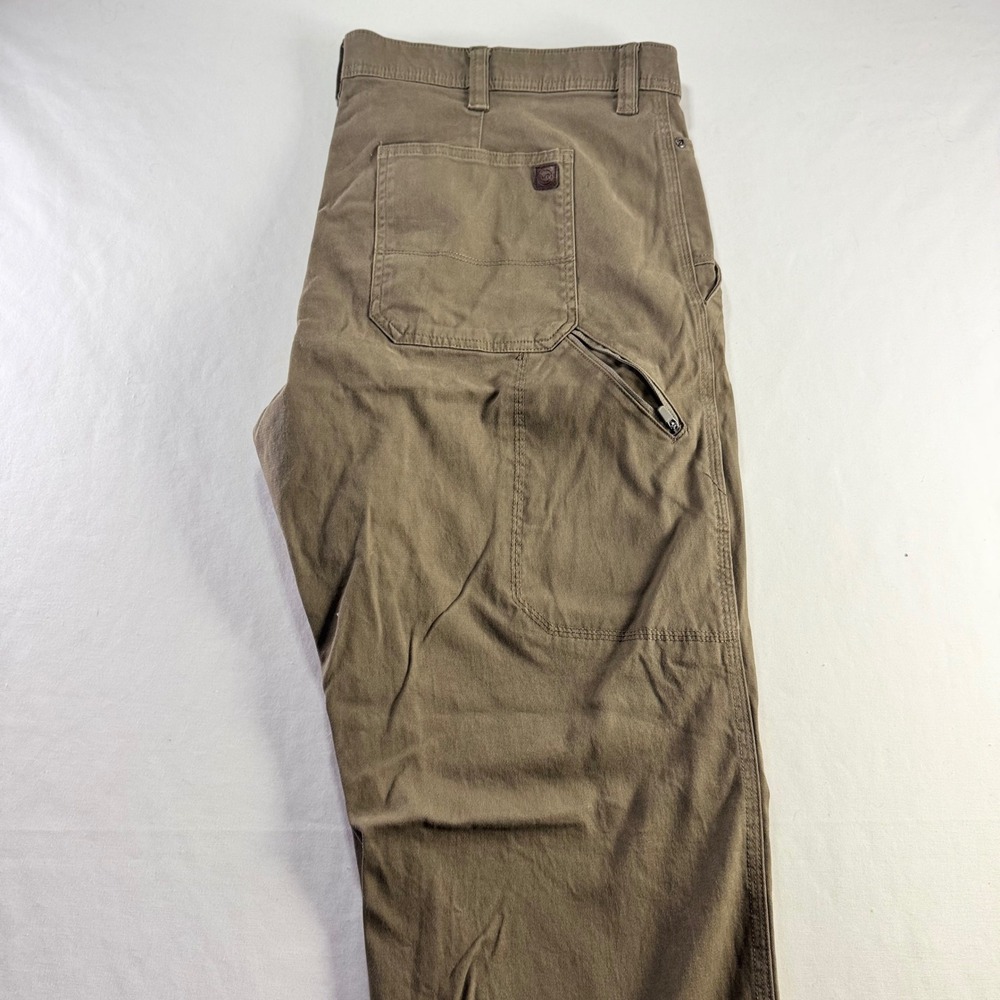 Weatherproof Mens Utility Pants Walnut Brown Stretch 38x32 W3F492SC - Picture 2 of 5